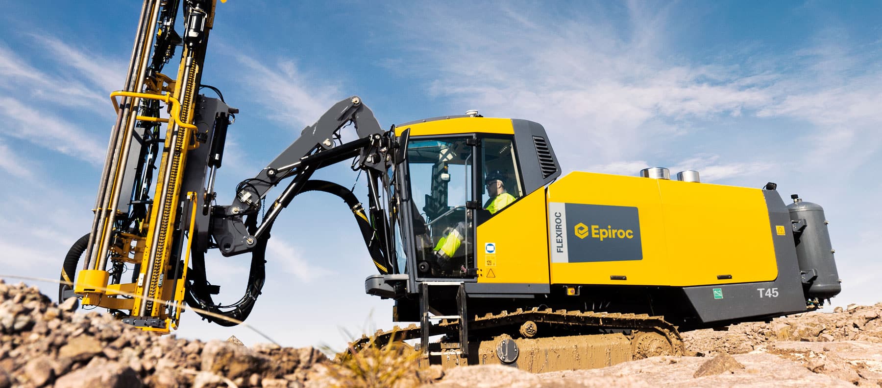 FlexiRoc-T45 - epiroc surface drill rigs